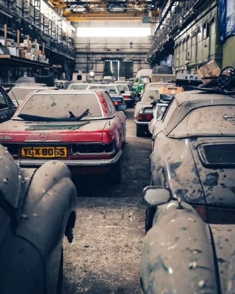 Pictures Of The Day : 175 Abandoned Classic Cars Found Under A Single Roof - autojosh 