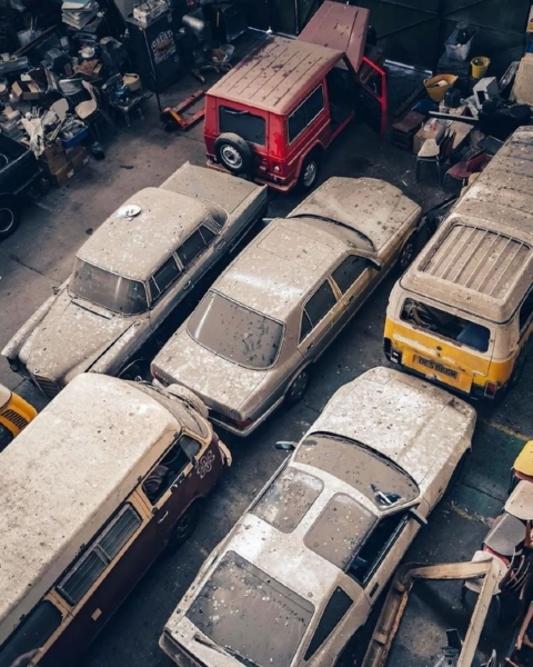 Pictures Of The Day : 175 Abandoned Classic Cars Found Under A Single Roof - autojosh 