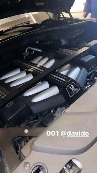 First Pictures : Davido's ₦350 Million Rolls-Royce Cullinan Has Finally Arrived In Nigeria - autojosh 