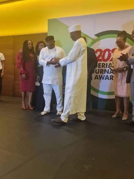 Photos : FRSC Boss Boboye Oyeyemi Awarded 'The Road Safety Personality Of The Decade' At NAJA Award - autojosh 