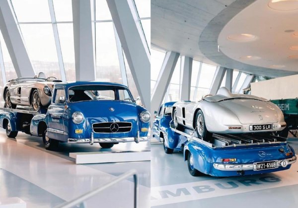 “Blue Wonder” Transporter Provided Fast Transport For Mercedes-Benz Racing Cars In The 1950s - autojosh