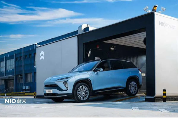 Record Set, NIO Installs 700th Battery Swap Station In China