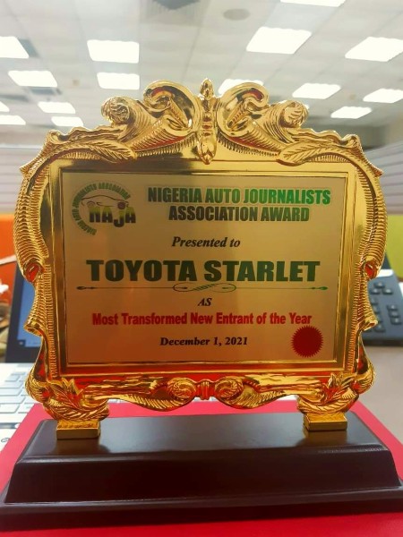 Toyota Starlet, Hiace And Hilux Pickup Shines At Nigeria Auto Association (NAJA) Association Awards - autojosh 