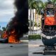 Artist WhIsBe Creates A Piece Of Art Out Of The Wreckage Of His Burnt Lamborghini To Thank God - autojosh