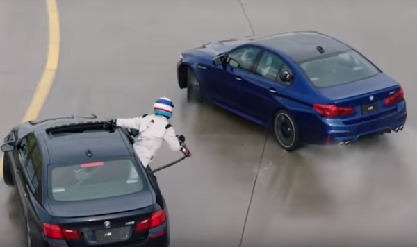 4 Years Ago, BMW Drifted An M5 For 8-hrs To Set New World's Record, Thanks To Car-To-Car Refueling - autojosh 