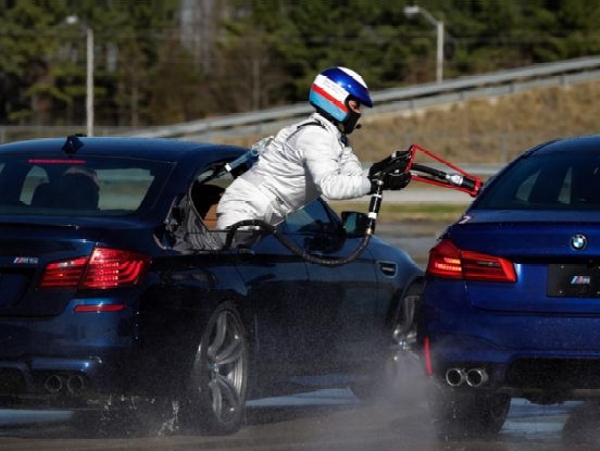 4 Years Ago, BMW Drifted An M5 For 8-hrs To Set New World's Record, Thanks To Car-To-Car Refueling - autojosh 