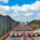 Pictures Of The Day : China Parked 48 Trucks, 1,680 Tonnes Of Goods On New Bridge To Test Construction Quality - autojosh