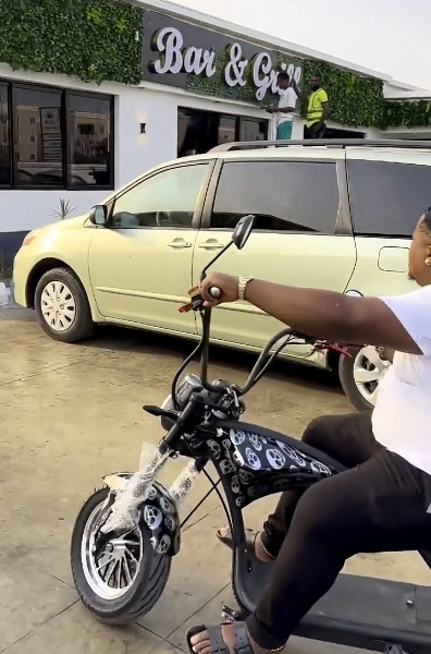 Cubana Chief Priest Rides On Electric Bike To Show Off His Massive New Nightclub - autojosh 