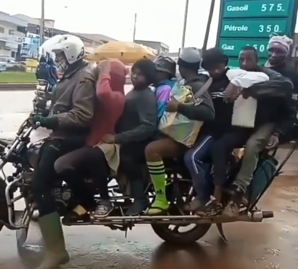 Customized Motorcycle Limo With 7 Passengers Spotted In Africa - autojosh