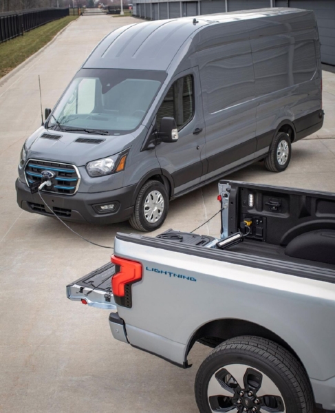 Ford F-150 Lightning And F-150 PowerBoost Hybrid Can Charge Other Electric Vehicles - autojosh 