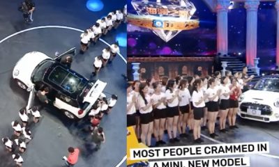 Photos Of The Day : 29 People Crammed Into A MINI, Sets Guinness World Record - autojosh