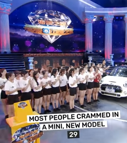 Photos Of The Day : 29 People Crammed Into A MINI, Sets Guinness World Record - autojosh 