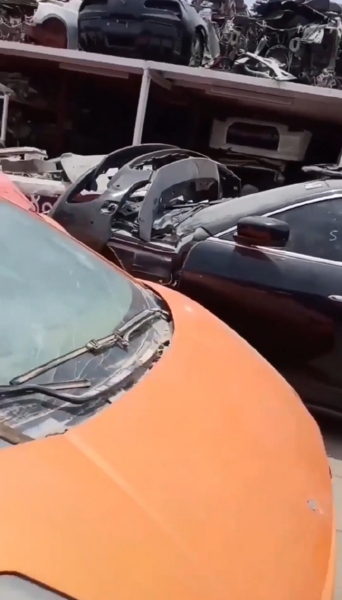 Lamborghinis, Ferraris, Bentleys, Rolls-Royces, Mercedes, This Scrapyard In Dubai Will Make You Sad - autojosh 
