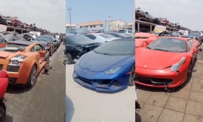 Lamborghinis, Ferraris, Bentleys, Rolls-Royces, Mercedes, This Scrapyard In Dubai Will Make You Sad - autojosh