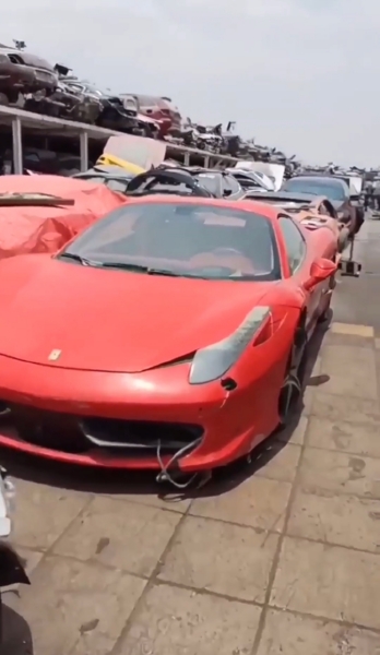 Lamborghinis, Ferraris, Bentleys, Rolls-Royces, Mercedes, This Scrapyard In Dubai Will Make You Sad - autojosh 