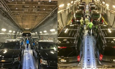 Inside The Lockheed C-5 Galaxy Cargo Aircraft That Carries The US President’s Motorcade - autojosh