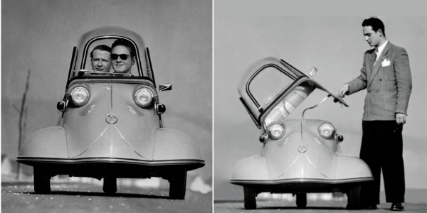 Photos Of The Day : Messerschmitt KR175, A 3-wheeled Micro Car Produced From 1953 To 1955 - autojosh