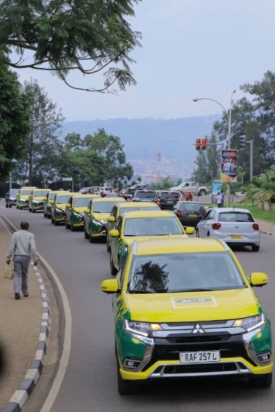 MTN Rwanda Swaps Out 15% Of Its Fleet For Electric Vehicles - autojosh 