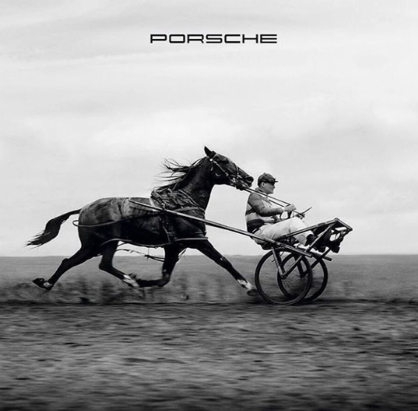 Putting The Carriage Before The Horse - Porsche Ad Shows The Benefit Of Rear-wheel Drive On 911 Sports Car - autojosh 