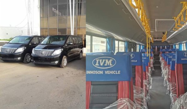 Abuja International Airport Receives New IVM VIP Airside Buses, 100-passenger INNOSON Buses - autojosh