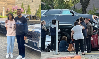 China Blast Mercedes, Pastor Fatoyinbo's 2 Rolls-Royces, Burna Boy Buys Lambo, Schwarzenegger's Crash, January Post You Missed - autojosh