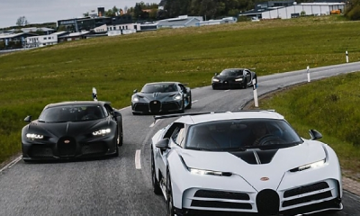 Today's Photos : Centodieci, Chiron Super Sport, DIVO And Chiron Pur Sport Visits Famous Racetrack, Nordschleife - autojosh