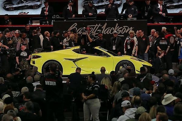 First 2023 Chevrolet Corvette Z06 VIN 001 Sells For Record-Breaking $3.6 Million At Auction - autojosh