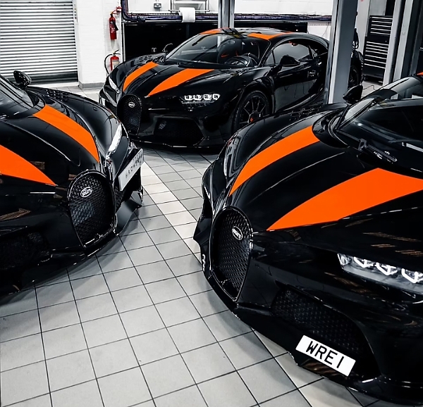 Three Bugatti Chiron Super Sport 300+'s Worth £12m Arrived In The UK, To Be Delivered To Customers In Jan. - autojosh 