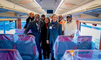 PHOTOS: Gov. Babajide Sanwo-Olu Buys Two Talgo 330-km High-speed Trains For Lagos Metro Line Project - autojosh