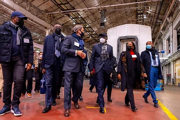 PHOTOS: Gov. Babajide Sanwo-Olu Buys Two Talgo 330-km High-speed Trains For Lagos Metro Line Project - autojosh 