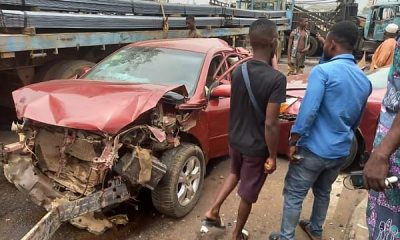 Many Injured In An 8-car (4 Trucks, 2 Cars And 2 Buses) Vehicle Accident At Agric, Lagos - autojosh
