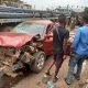 Many Injured In An 8-car (4 Trucks, 2 Cars And 2 Buses) Vehicle Accident At Agric, Lagos - autojosh