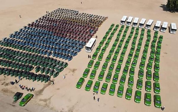 Borno Governor Zulum Distributes 610 Vehicles, Including Taxis, Tricycles And Buses To Youths - autojosh 