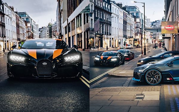 Today's Photos : Newly-delivered Chiron Super Sport 300+ Joins UK-based Owner's Three Other Bugatti’s - autojosh