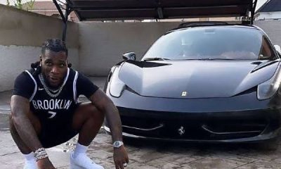 Burna Boy Crashes His ₦120M Ferrari In Lagos, Says Everyone Kept Recording Instead Of Helping - autojosh