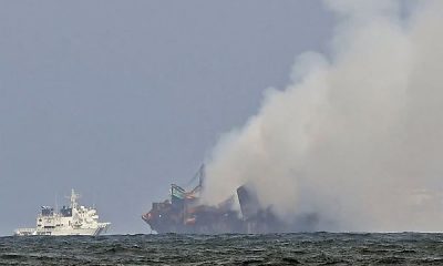 US-bound Cargo Ship Loaded With VW And Porsche Vehicles Catches Fire - autojosh