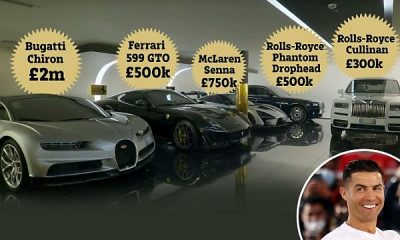 Cristiano Ronaldo's Partner Shows Off Exotic Cars Inside Man U Star's £18m Garage - autojosh