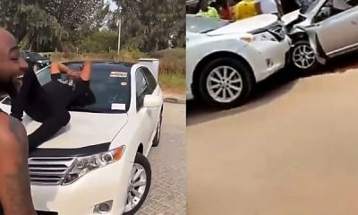 Isreal DMW Crashes His Toyota Venza In Edo, 2-weeks After Receiving The Gift From Davido - autojosh