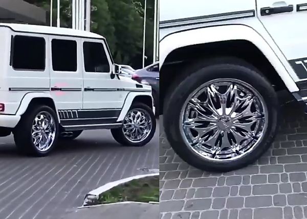 Watch : This Incredible Rims Makes This Mercedes G-Wagon Looks As If It Is Floating On The Road - autojosh