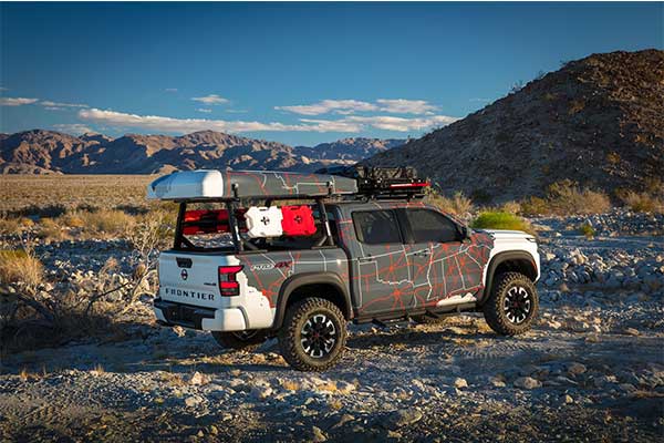 Nissan Showcases 3 Special Custom Retro And Off-Road Ready Frontier Truck