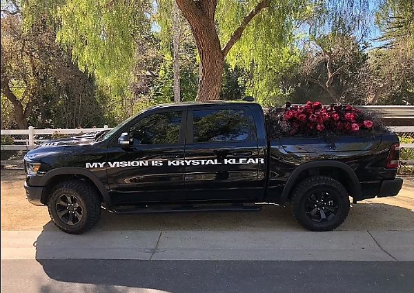Kanye West Sent Truck Full Of Red Roses To Ex Kim Kardashian On Valentine's Day - autojosh 