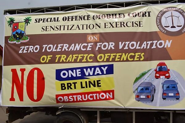 Don't Drive Against Traffic, BRT Corridor, Lagos Mobile Court Warns Motorists Against Flouting Traffic Laws - autojosh