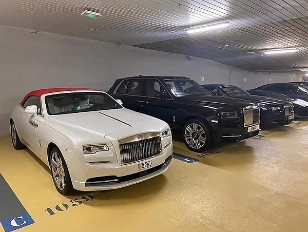 Today's Photos : Inside Abdul Rahman Bashir's Underground Garage In Monaco With Several Rolls-Royces, Bentleys, Ferraris - autojosh 