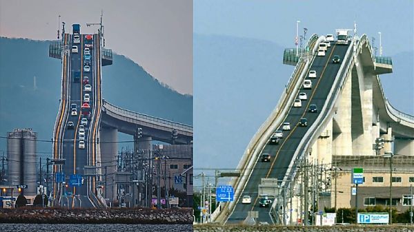 Today's Photos : This Terrifying Bridge In Japan Will Give The Most Confident Drivers Nightmares - autojosh