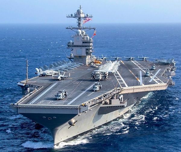 $13 Billion USS Gerald R. Ford, CapaƄle Of Carrying 75 Aircrafts, Is World's Largest Aircraft Carrier - autojosh 