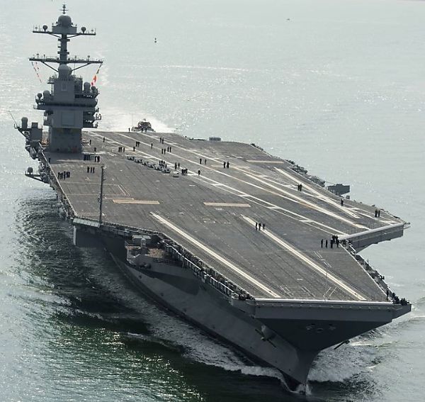 $13 Billion USS Gerald R. Ford, CapaƄle Of Carrying 75 Aircrafts, Is World's Largest Aircraft Carrier - autojosh 