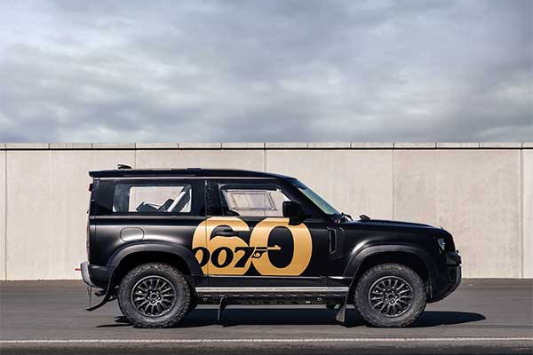 Land Rover Celebrates 007 (James Bond) 60th Anniversary With A One-Off Defender 90