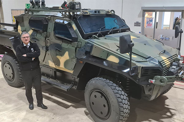 A Törökországban gyártott 4×4 Tactical Wheeled Armor belép a magyar piacra