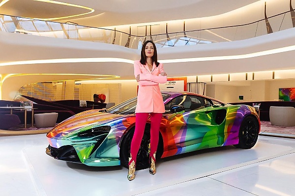 Artistic McLaren Artura By Nat Bowen On Display In Dubai - autojosh 