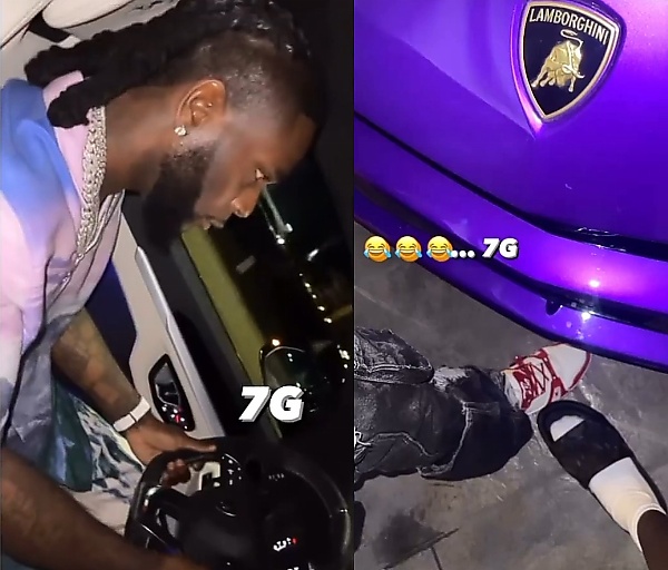 Burna Boy Takes His Lamborghini Urus For A Spin Moments After The ₦200m+ SUV Arrived In Nigeria - autojosh 